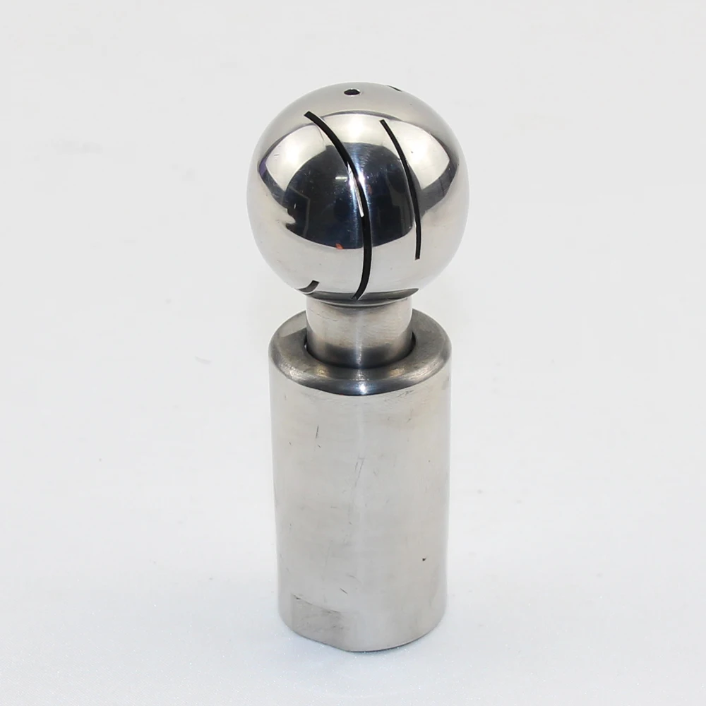 Вращающийся спрей-шар из нержавеющей стали 1/4 дюйма 3/8 1/2 3/4 1-1/2 1-304 BSP с внутренней
