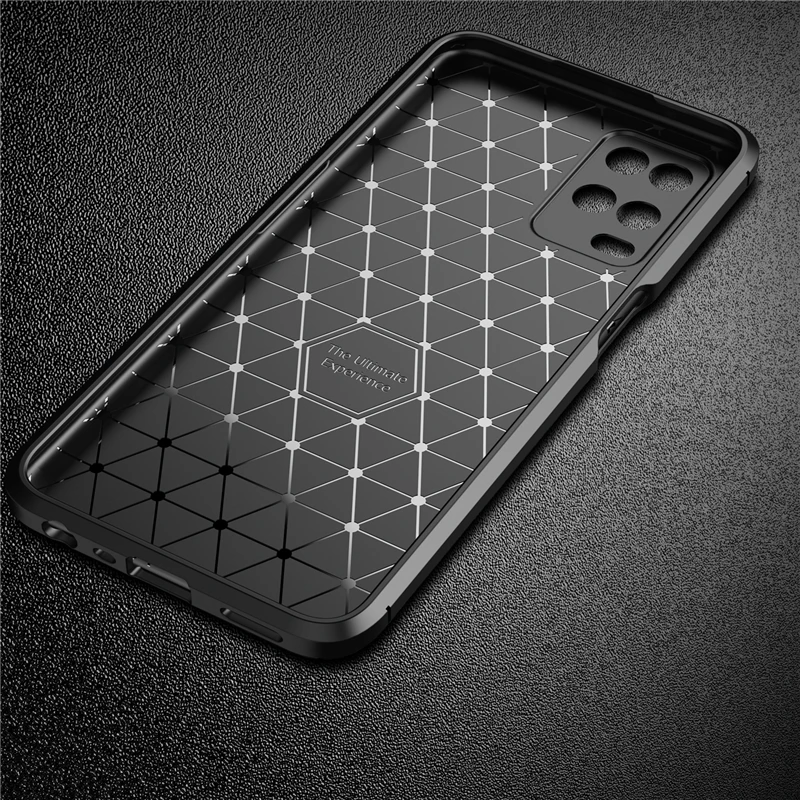 For Oppo A54 Case For Oppo A54 Cover Shockproof TPU Bumper Soft Silicone Smooth Armor Protective Back Phone Case For Oppo A54