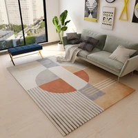 nordic simple carpet living room sofa coffee table blanket bedside bed mat floor bedroom slip rug kids playing print mat
