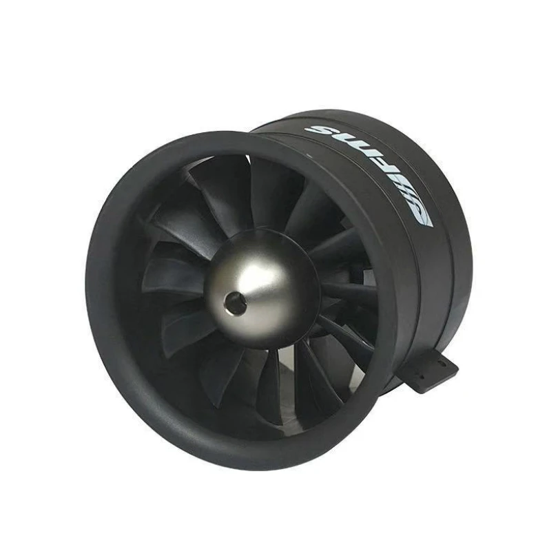 fms 80 мм ducted fan edf jet 12 blade с 3665 kv2000 двигатель сило