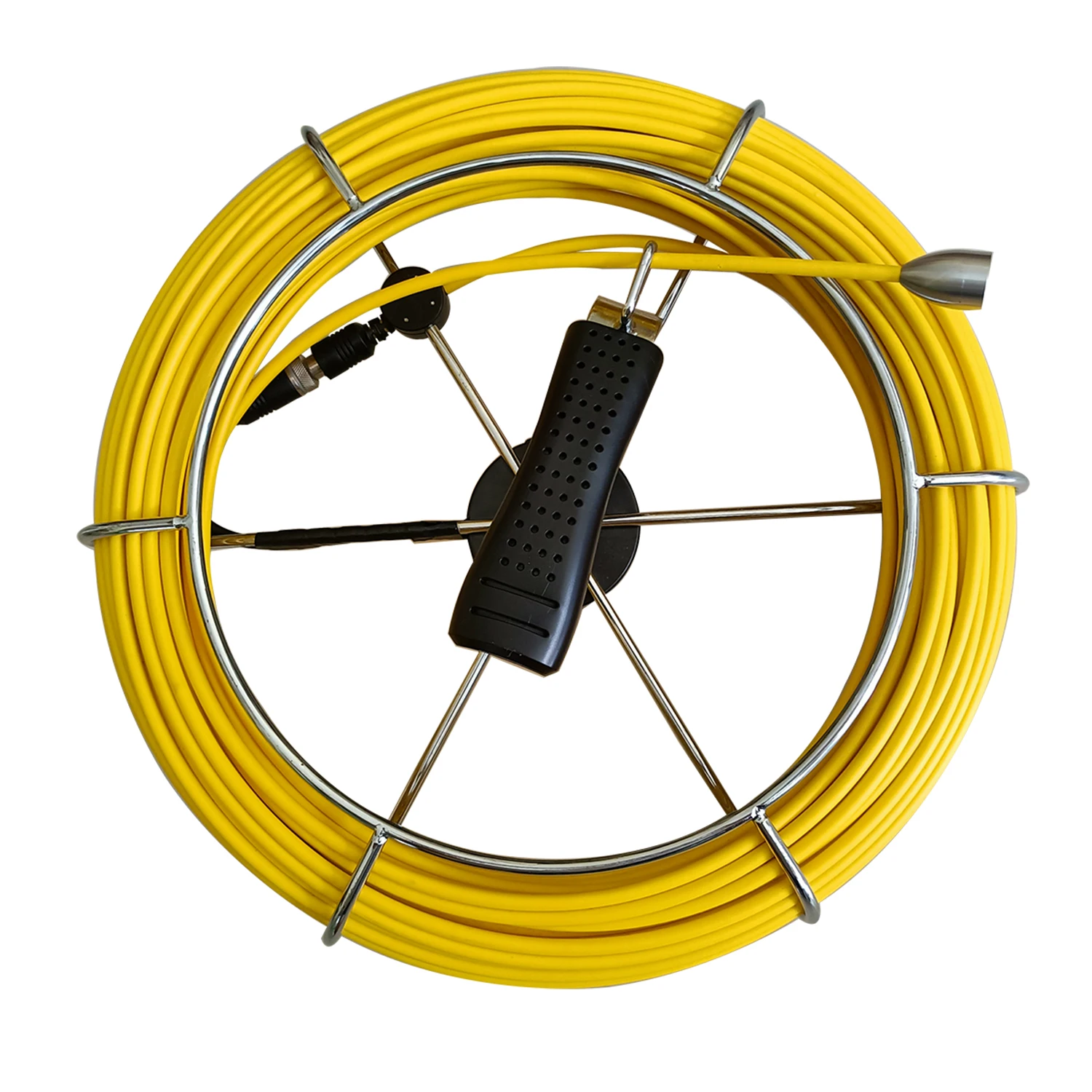 Диаметр катушки кабеля 5 2 с метровым счетчиком для канализационной трубы