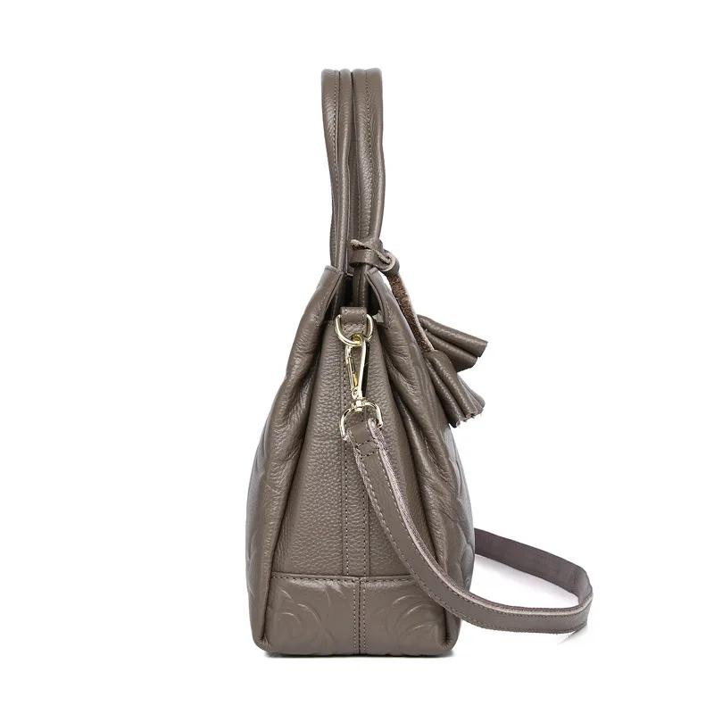 Женская сумка-тоут BRIGGS из натуральной коровьей кожи вместительная сумка на плечо