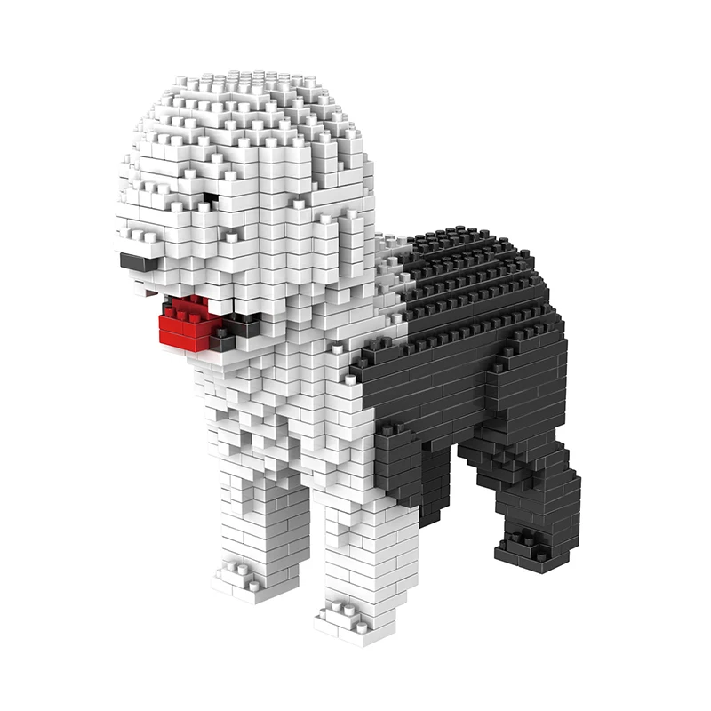 

Ideas Animals Dog Teddy Schnauzer Dachshund Husky Corgi Collie Hound 3D Pet Model Micro Building Blocks Bricks Toys for Children