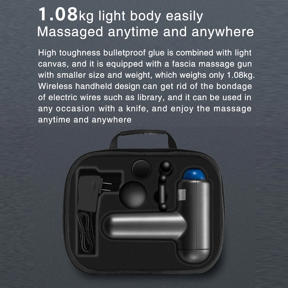 

Youmay Massage Gun Deep Tissue Muscle Massager Stimulator Body Neck Massager Relaxation Pain Relief Slimming Shaping