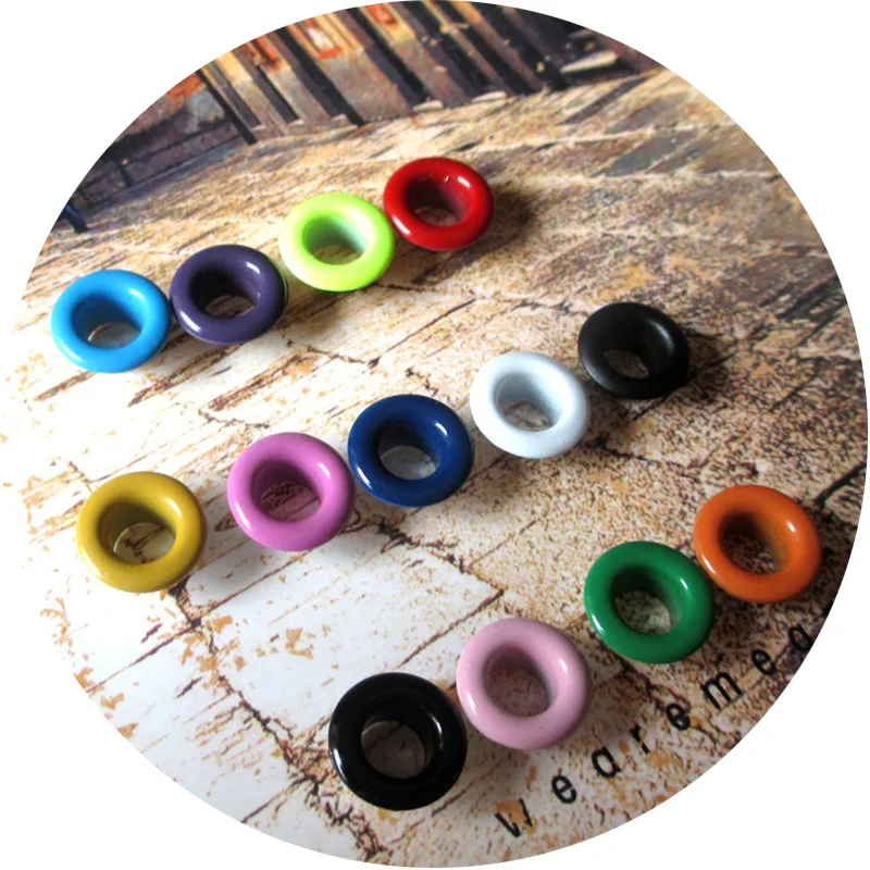 

100PCS 5MM Metal Eyelets Button for diy Sewing Clothes Accessory Buttons Eyelets Wholesale