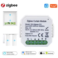 tuya smart life zigbee wifi curtain switch module for roller shutter blind electric motor google home amazon alexa siri