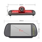 Автомобильный тормозной светильник заднего вида Камера резервного копирования CCD камера для Citroen JUMPER IIIMelo III Fiat X250  Peugeot BOXER III светодиодный ИК парковка Камера