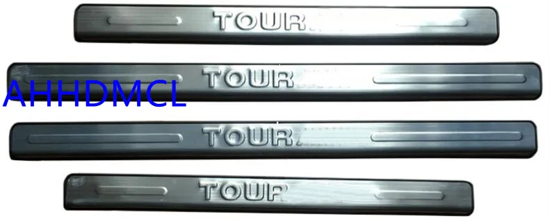 Автомобиль Добро пожаловать педаль порог полосы порога для Touran 2003 2004 2005 2006 2007 2008
