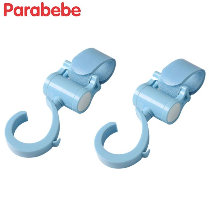 1 пара синяя вешалка для детской одежды сумка крючки прогулочных колясок ABS