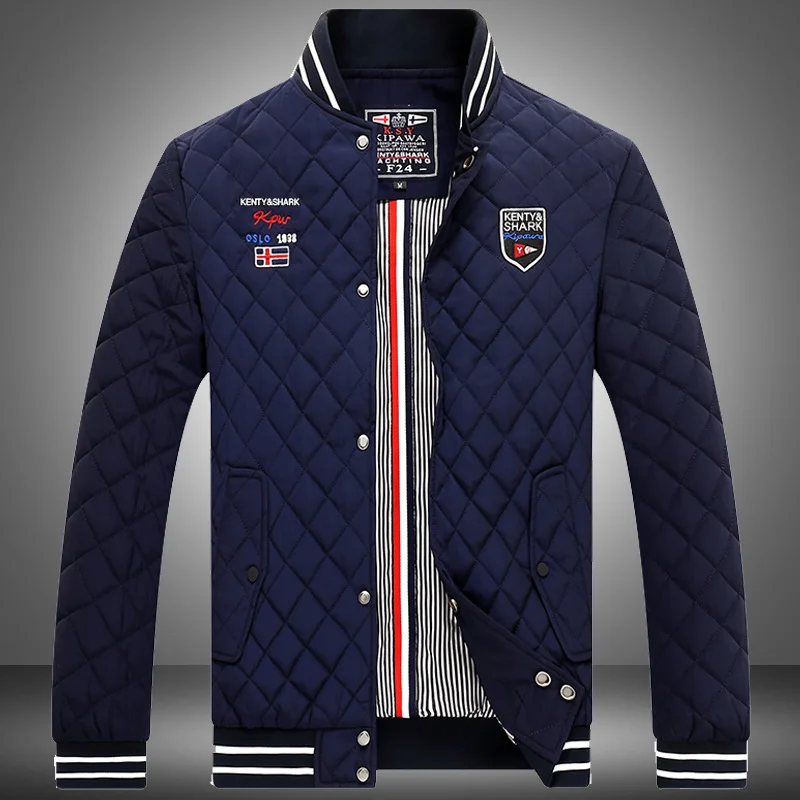 

2020 Cotton Clothing New Shark Brand Casual Young Male Outwear Padded Thick Winter Long Sleeve Coat Loose Warm Mens Jacket