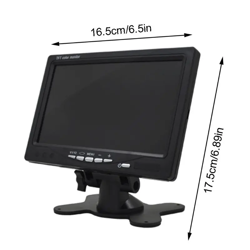

7 Inch Car Monitor lcd Reverse Camera Monitors for Car Parking/Reversing System