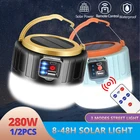 Светильник онарь для кемпинга на солнечной батарее, 280 Вт