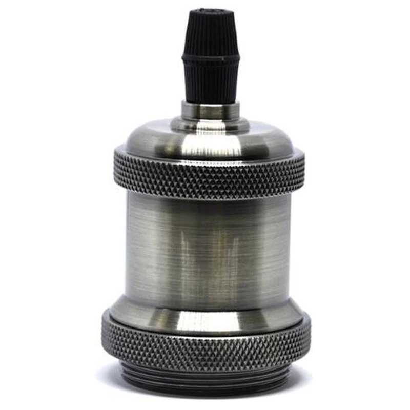 Винтажный держатель для лампы Эдисона E27 в старинном ретро стиле с винтовой