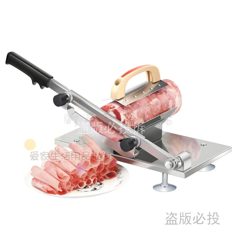 

Frozen Meat Manual Vegetable Cutter Slicer Blade Stainless Steel Manual Slicer Medicine Picadora Manual Household Gadgets EA6QPJ
