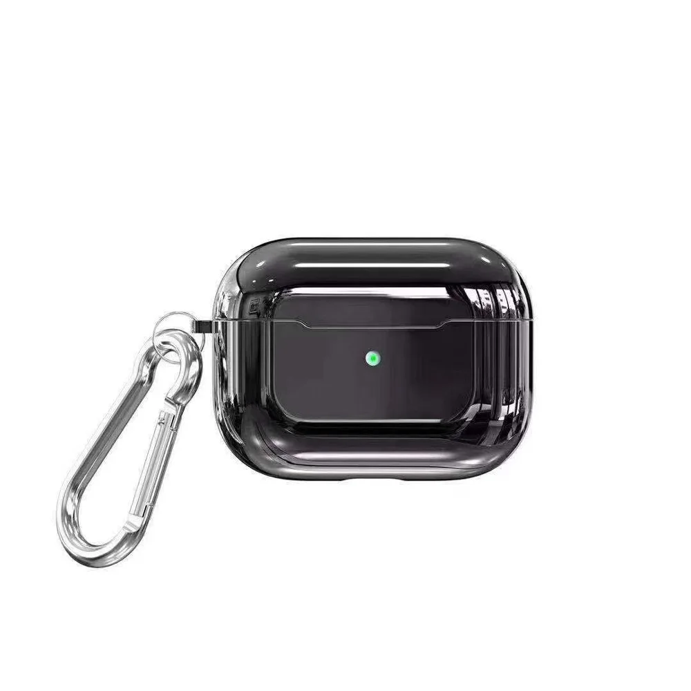 BFOLLOW Роскошная плакированная силиконовый чехол для AirPods Pro Airpods 1/2 Мягкий защитный чехол на заднюю панель из полиуретана Противоударная защитная задняя крышка с цепочкой для ключей