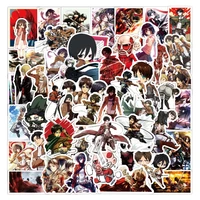 1050pcs attack on titan anime stickers cartoon sticker for skateboard motorcycle toy laptop snowboard suitcase guitar decals