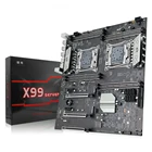 Материнская плата JINGYUE X99-D8 с двумя LGA 2011-3, поддержка процессора Xeon E5 V3 V4 8 * DDR4 ECC, память для настольного компьютера, SATA 3,0*8 M.2 NVME