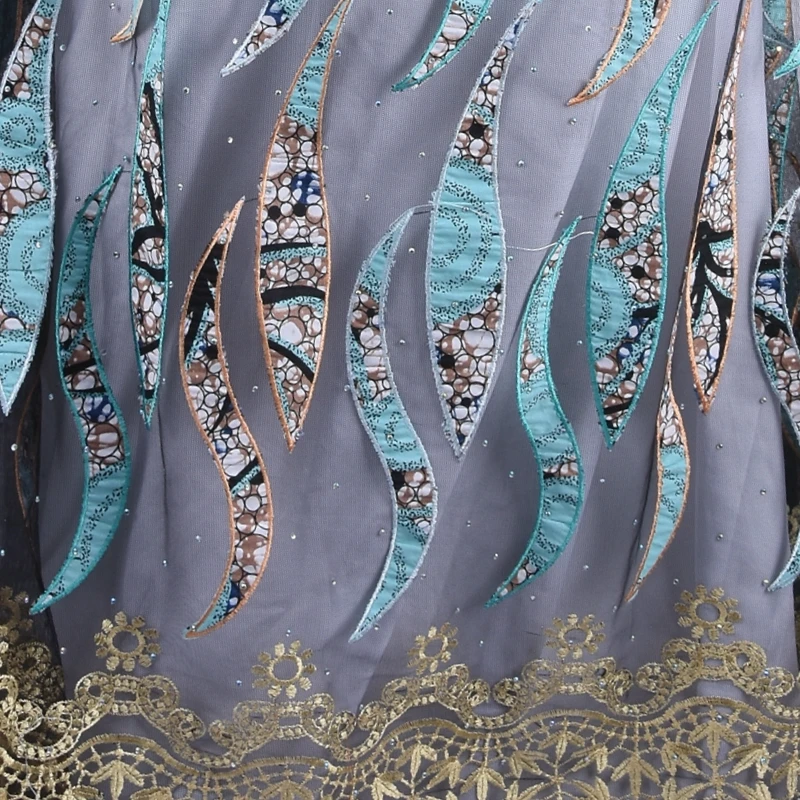 Последнее Африканское кружево высокого качества нигерийский гипюровый шнур