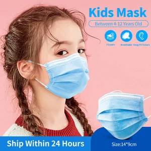 50100 шт, Детские маски, одноразовые, 3 слоя, противопылевые маски, Детские маски для рта, мягкие, нетканые, защитные, детские, для рта, для лица