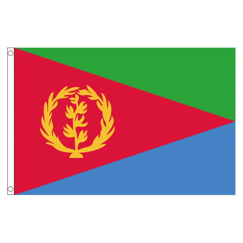 

xvggdg 90X150CM Eritrea Flag Hanging Eritrean National Flags Polyester for Decoration