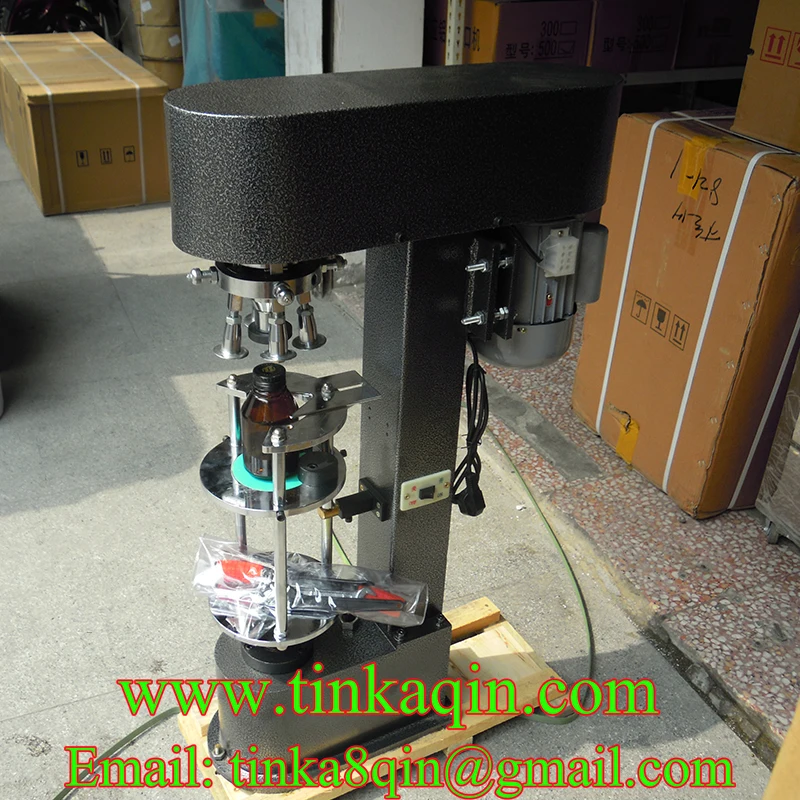 DK-50/D metal anti-theft cover lock machine Aluminum cover sealing machine Oral liquid bottle sealing machine bottle Sealer Lock