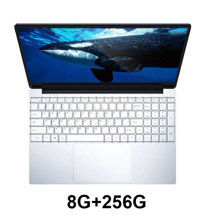 Ноутбук 15,6 дюймов с подсветкой и клавиатурой 8 ГБ ОЗУ DDR4 1 ТБ 512G 256G 128G SSD ноутбук Win10 Intel J3455 ips ультрабук - Цвет: 8G RAM 256G SSD