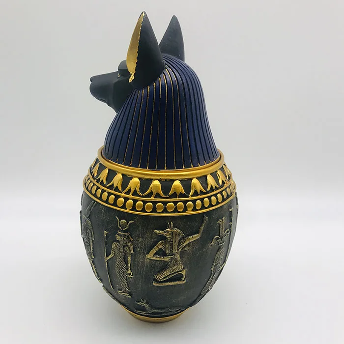 

Pet urn Egyptian pharaoh style pet funeral supplies of large and medium-sized dog urn unseal