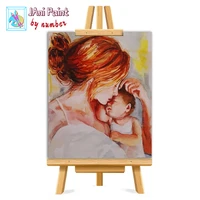 mom and her baby picture diy painting by numbers colouring zero basis handpainted oil painting unique gift home decor