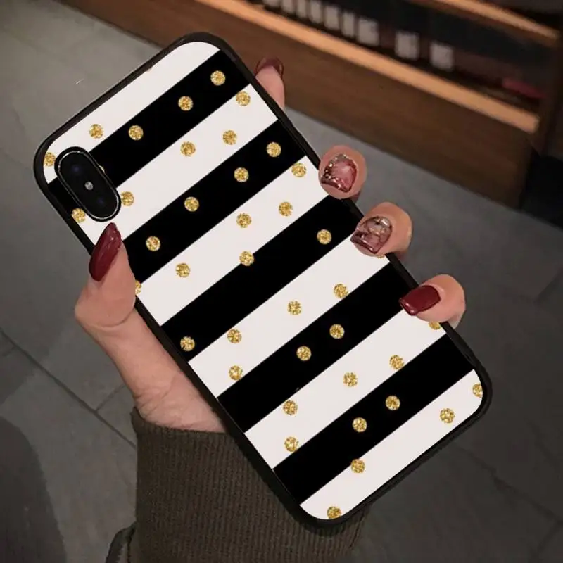 Роскошный чехол в полоску с изображением животных черный белый Зебра для Iphone 5s Se 6