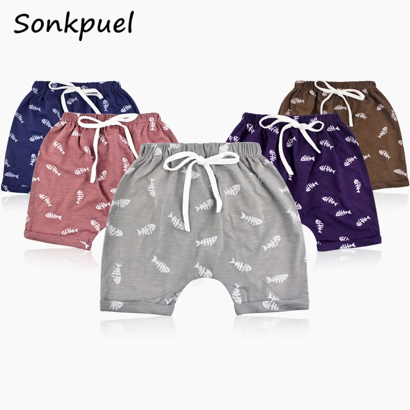 New Baby Boys Shorts Kids Fashion Printing Bloomers Infant Girls Cotton Bread Pants Summer Toddler Boy Short Trousers Bottoms |