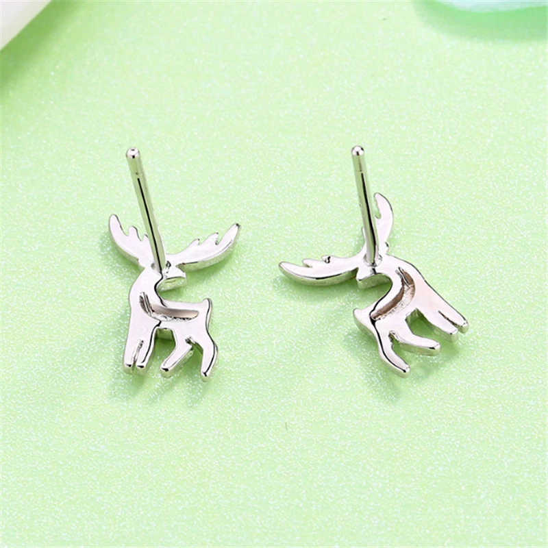 2019 Новое поступление горячая Распродажа Милу Lucky Лось серьги-гвоздики в виде