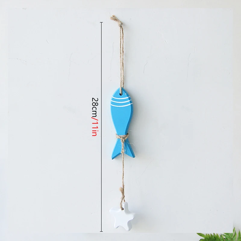 Морской пляж деревянная рыбка Морская звезда домашний Настенный декор