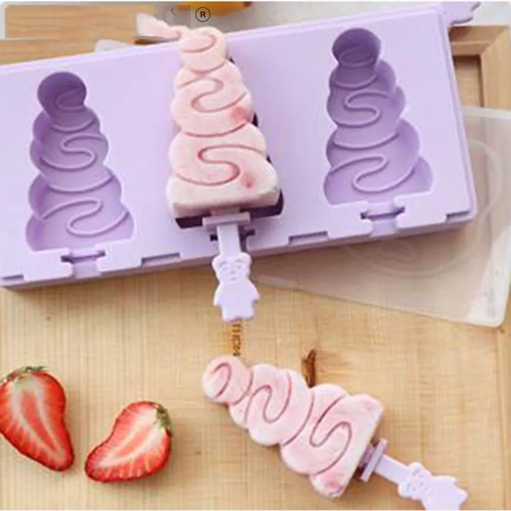1 шт. силиконовая формочка для мороженого многоразовые кубики льда замораживания