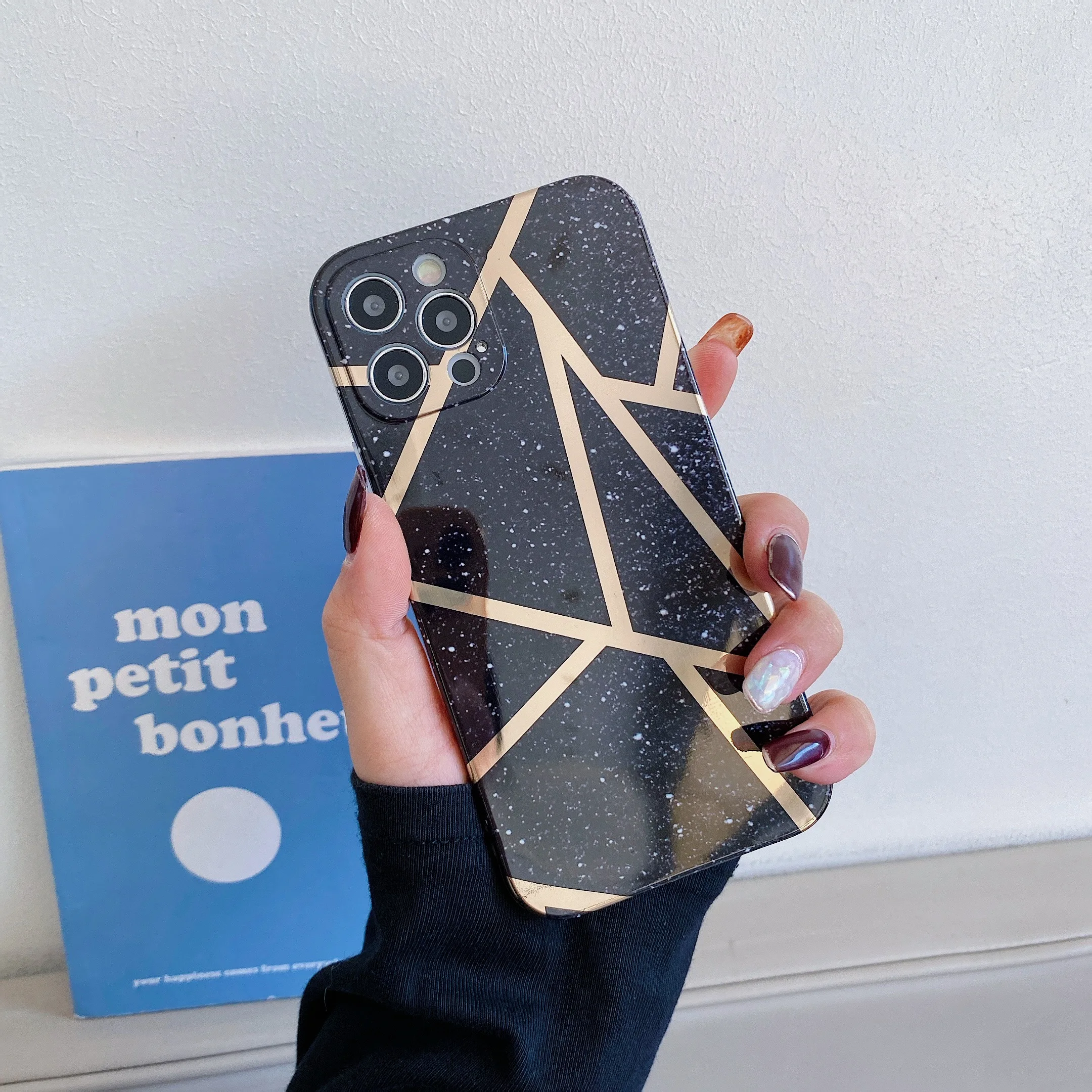 

Marble Glitter Phone Case For iphone 12 Mini 11 Pro Max XS Max X XR 7 8 Plus SE 2020 Soft Shockproof Cover