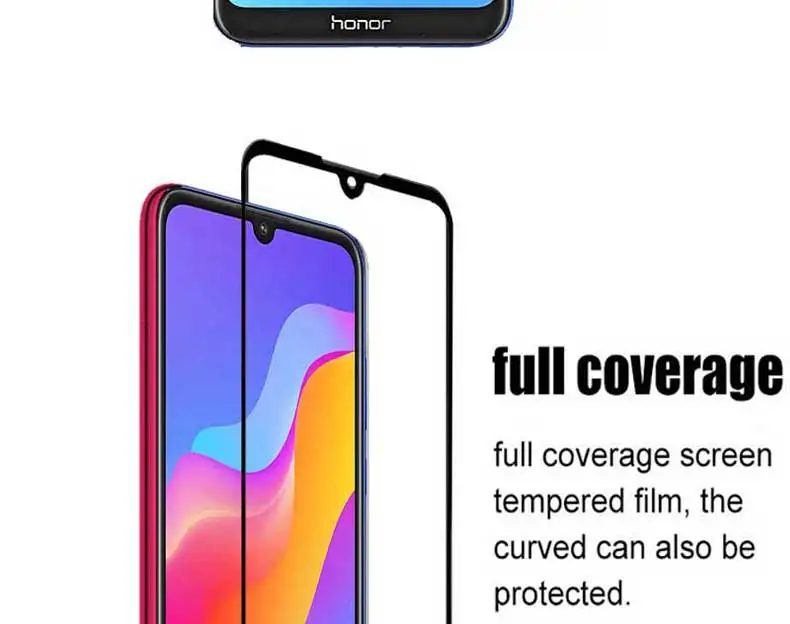 9D закаленное стекло на huawei P30 Honor 20 Lite протектор экрана для Honor V20 X8 8A 8C 8S 9X 9i 10i 20i защитная пленка