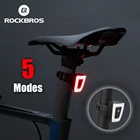 Рокброс велосипедные светильник Водонепроницаемый USB Перезаряжаемые шлем хвост светильник Фонари для велосипеда светодиодный Безопасность Предупреждение ночной езды хвост светильник