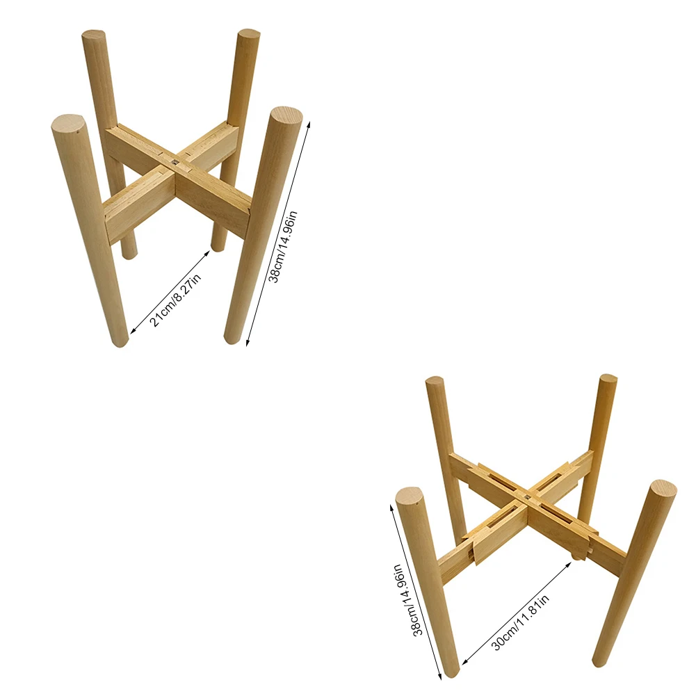 Выдвижная деревянная подставка для цветов 1 шт. напольный цветочный горшок