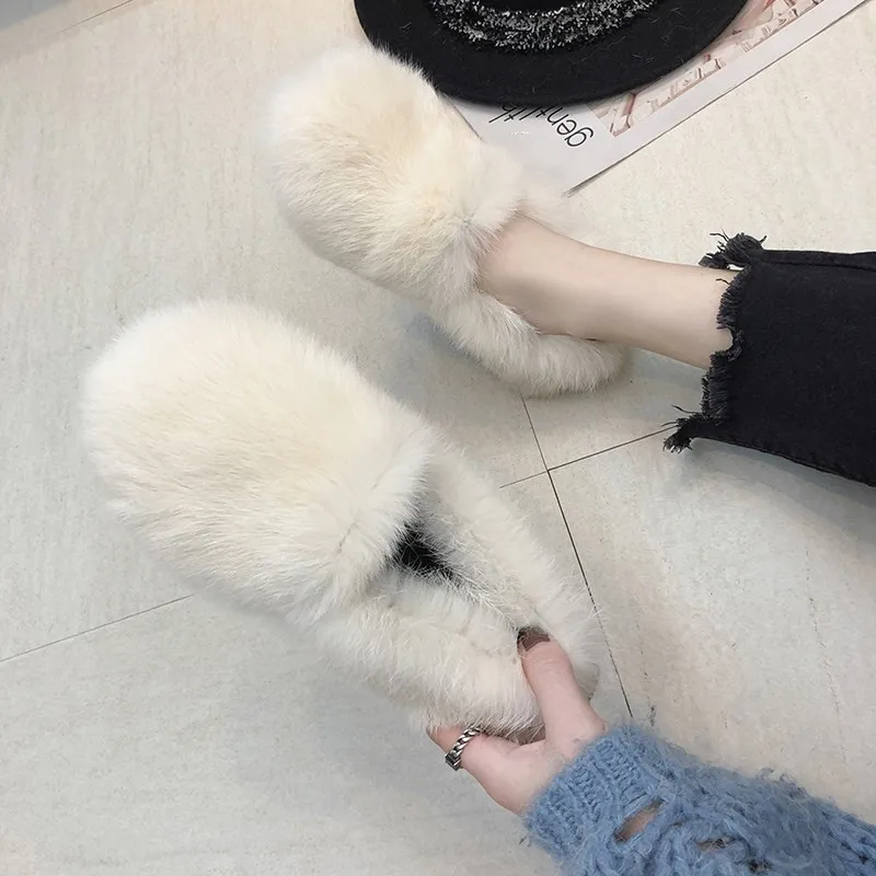 B3/Размеры 35 40 Женские однотонные туфли на плоской подошве из искусственного меха