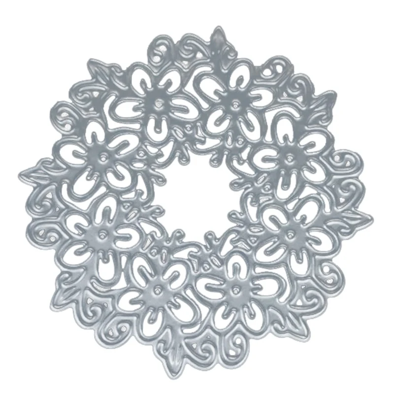 Кружевные пустотелые круглые металлические штампы трафареты для сделай сам