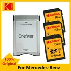 Kodak SD карта, 16 ГБ, 32 ГБ, 64 ГБ, карта памяти, 80 МБс. U1 100 МБс. U3 V30 с ПК адаптер конвертер для Mercedes Benz