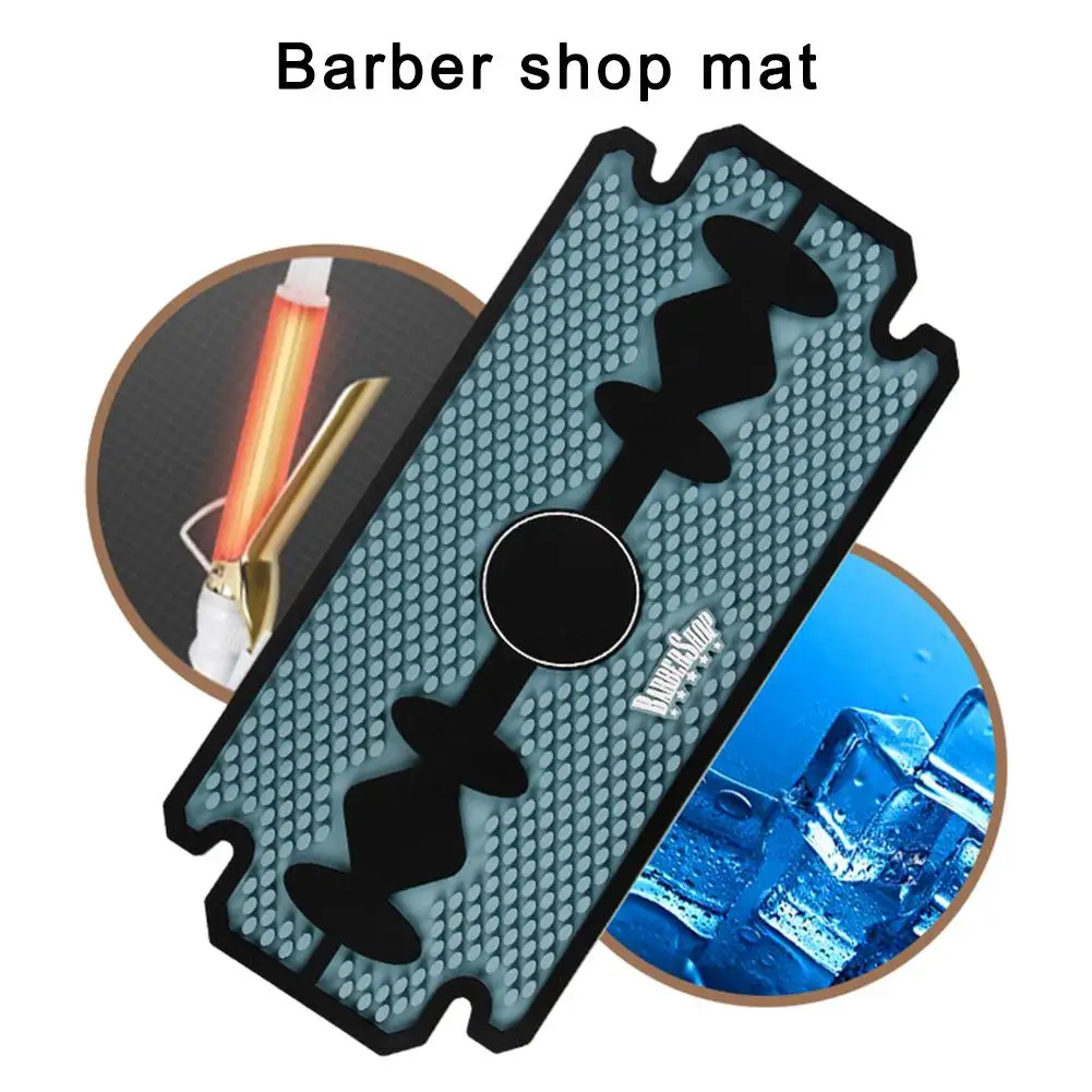 Парикмахерский магазин коврик для рабочего места Противоскользящий