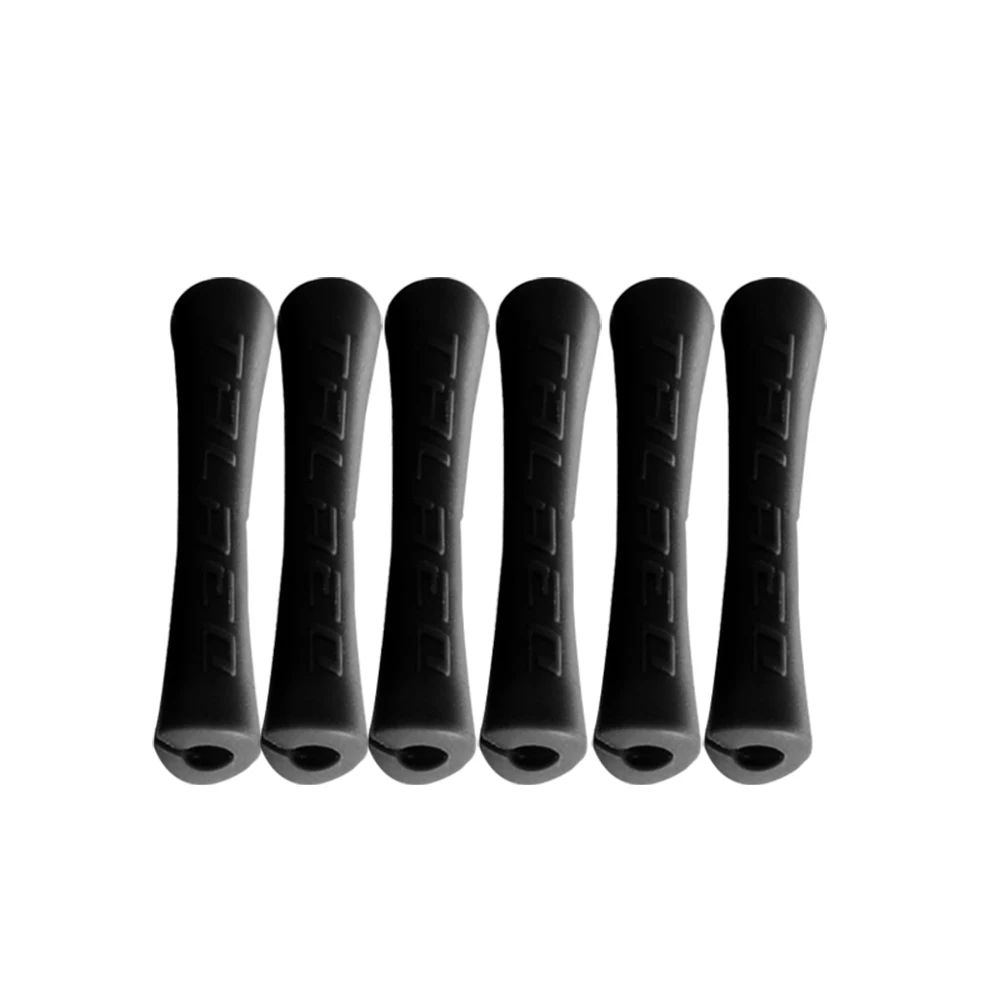 10 PCS black 10 шт./партия велосипед труба тормозной магистрали резиновая крышка переключателя скоростей переключения кабель Кепки гвардии выхлопная труба крышки - Цвет: 10 PCS black
