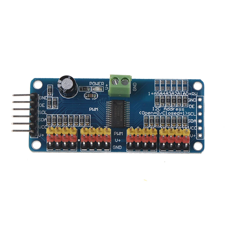 1 x PCA9685 16 Channel 12-bit PWM Servo motor Driver I2C Module For Arduino Robot | Обустройство дома