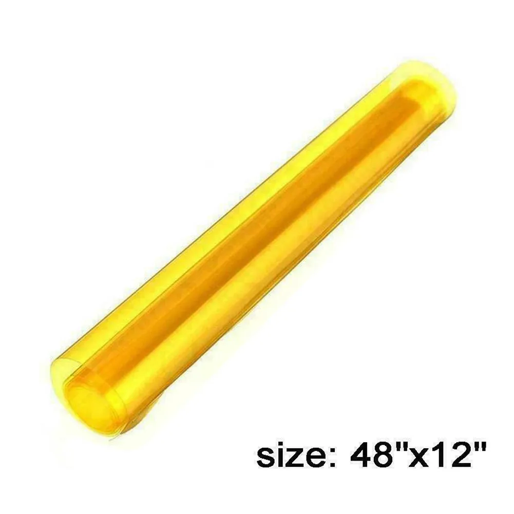

Trim Lamp Film Universal Vinyl Waterproof Yellow DRL Headlight Durable
