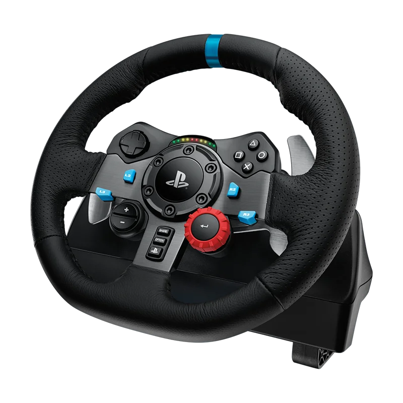 Original Logitech G29 game racing steering wheel pedal shift lever suitable for PS3/PS4/PS5 simulation driving games | Электроника