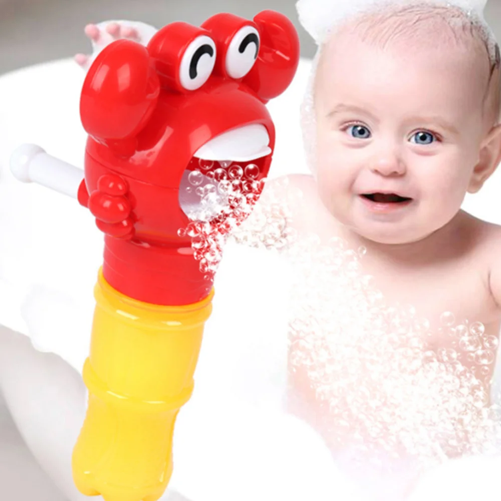 

1pc Crab Shape Kids Bubble Machine Creative Bubble Maker Fun Kids Bath