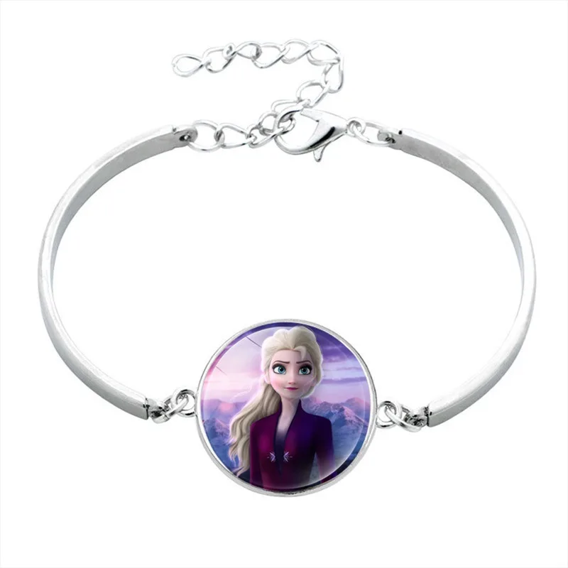 Disney Princess Children Cartoon Bracelet Frozen Elsa Lovely Wristand Girl Gift Clothing Accessories Bangle Kid Make Up Jewelry | Игрушки и