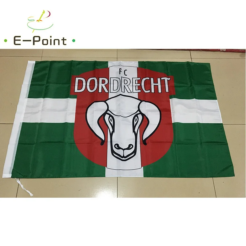 Голландский FC Dordrecht 3ft* 5ft(96*144 см) размер рождественские украшения для домашнего флага баннер Тип C подарки