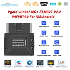 Vgate vLinker MC ELM327 ODB2 сканер авто двигатель Bluetooth-совместимый Wifi OBD 2 OBD2 Автомобильные диагностические инструменты OBDLINK ELM 327 V 1 5