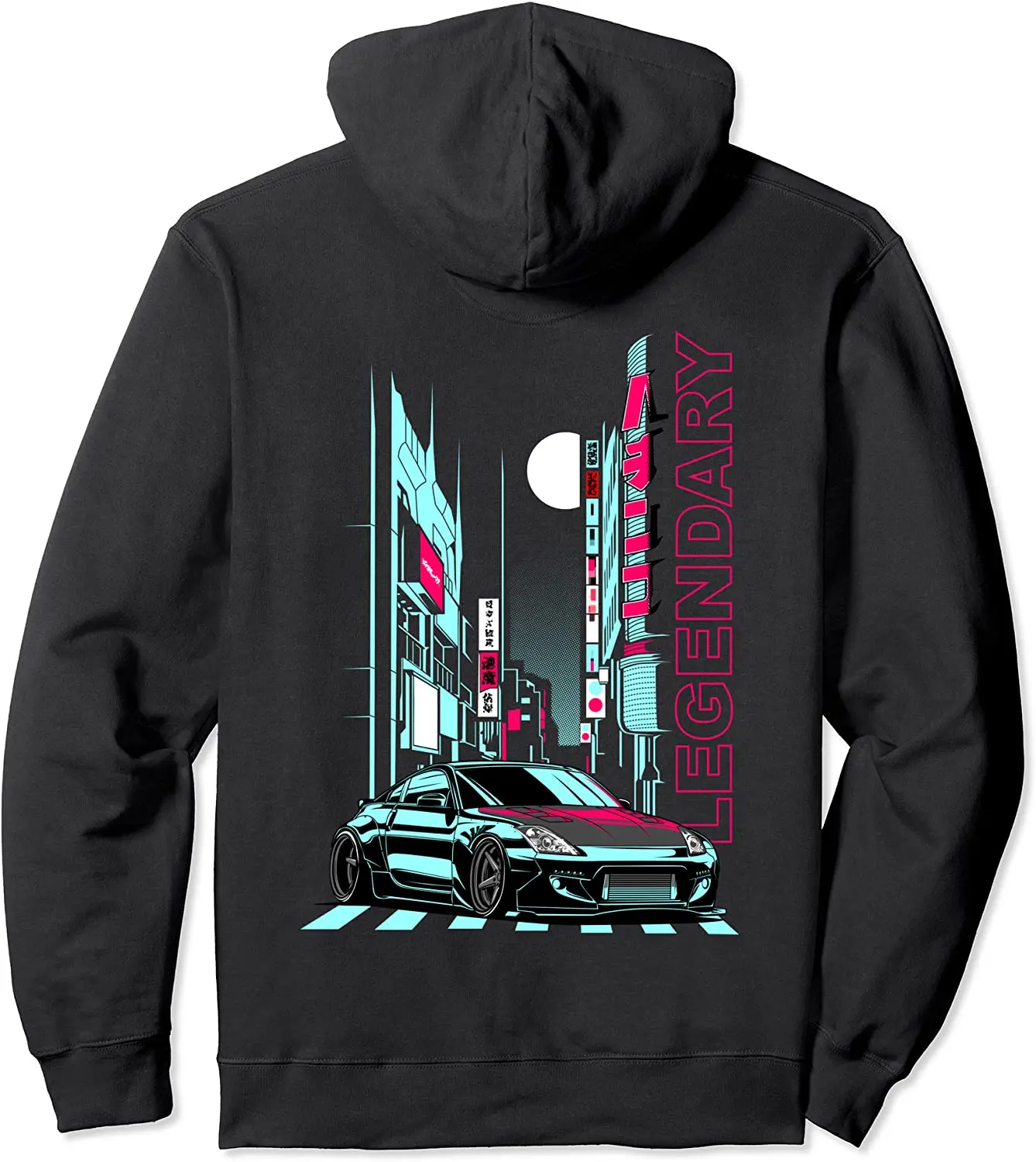 

100% Cotton JDM Legend Retro Gaming Racecar Tuning Car Pullover Hoodie